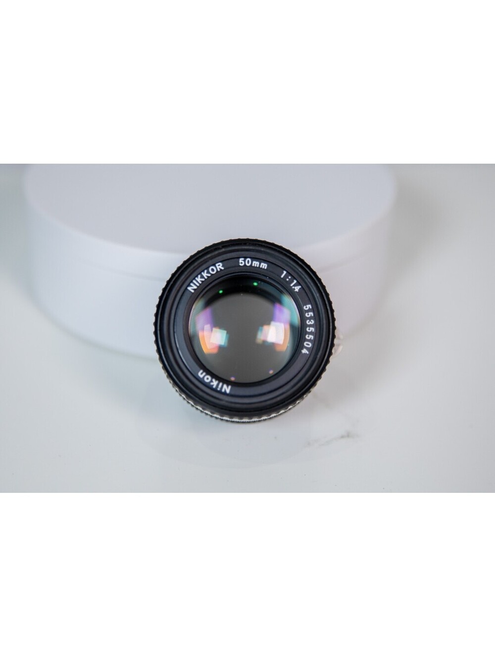 Nikon Nikkor 50mm f1.4 AI-S Prime lens, caps, sharp! Nice prime lens